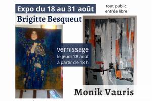 Allègre • Exposition Brigitte Besqueut & Monik Vauris