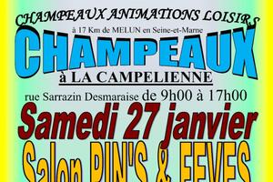 Salon du Pin’s & Fève le 27/01/2024 à CHAMPEAUX (77)