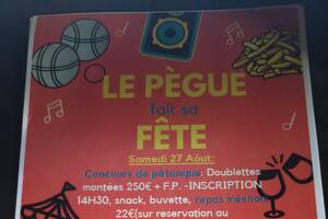 Le pégue fait sa fête