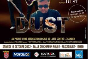 Diner spectacle, soirée caritative avec Flamm et Dust le samedi 15 octobre 2022