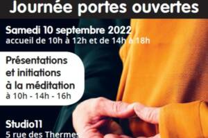 Journée portes ouvertes samedi 10 septembre - Présentation et initiation à la méditation