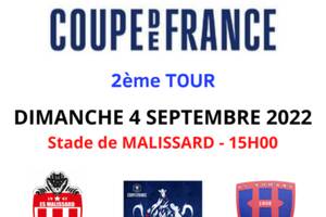 2ème tour COUPE DE France DE FOOTBALL - E.S. MALISSARD - P.S. ROMANS - 04.09.2022