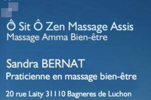 Massage bien-être Amma / Assis sur lieu de travail ou à domicile