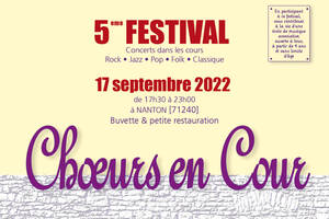 Festival Choeurs en Cour