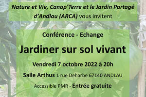 Conférence Jardiner sur sol vivant