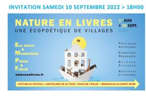 Fête de clôture du festival Nature en Livres avec Eguizabal, Polixene et Di Marco