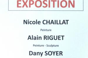 3 Artistes exposent à l'espace Carnot de Chatelaillon