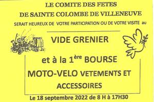 VIDE GRENIER  1ER BOURSE MOTO VELO VETEMENTS ACCESSOIRES