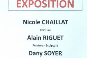 3 Artistes exposent à l'Espace Carnot de Chatelaillon