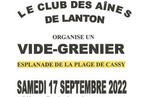 VIDE GRENIER DU CLUB DES AINES