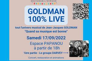 Concert hommage à Jean-Jacques GOLDMAN par le groupe 