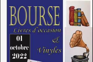 Bourse aux livres d'occasion, vinyles