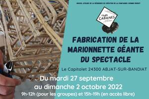 Atelier participatif de création de la marionnette géante du spectacle 