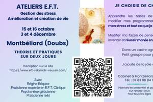 Atelier E.F.T. et création de vie : gérer son stress et transformer ses pensées pour créer sa vie