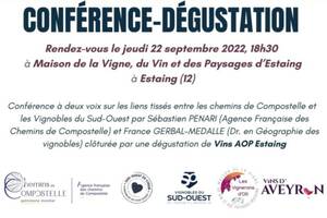 Conférence-dégustation à la Maison de la vigne, du vin et des paysages d’Estaing