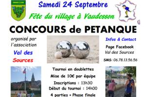 Concours de Pétanque