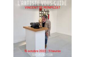 Visite commentée par Vincent de Monpezat « Exposition Élément partie I »
