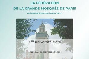 Université d'été de la grande mosquée de PAris