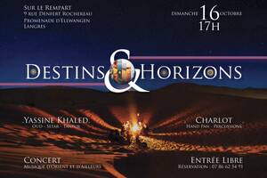Destins & Horizons - EXODUS | Concert de Musique Modale d'Orient et d'Ailleurs à Langres