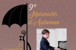 9e Musicales d’Automne - Récital du jeune prodige Guillaume Bénoliel, 8 ans