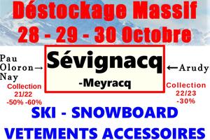 Déstockage Dépôt vente Ski Snow Vêtements Accessoires