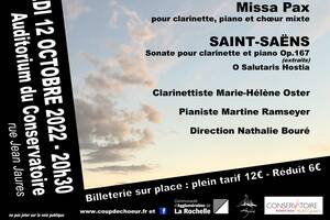 Concert ENSEMBLE COUP DE CHOEUR Missa Pax de T. Corlis