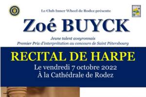 CONCERT DE HARPE A LA CATHEDRALE DE RODEZ