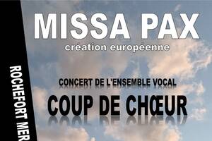 Concert ENSEMBLE COUP DE CHOEUR - Missa Pax Tim Corlis