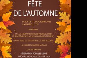 Le comité des fêtes de Cubjac vous convie à la fête de l'automne