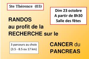 Randos au profit recherche sur le cancer du pancréas