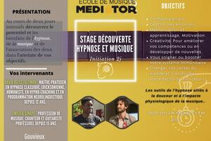 Stage de découverte  Hypnose et  Musique