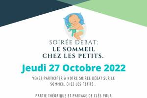 Le sommeil chez le jeune enfant...