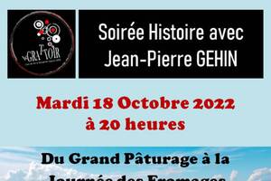 Conférence : Du Grand Pâturage à la Journée des Fromages