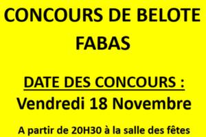 Concours de belote