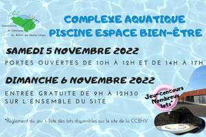 Inauguration du complexe aquatique piscine espace bien-être CCBHV Le Thillot