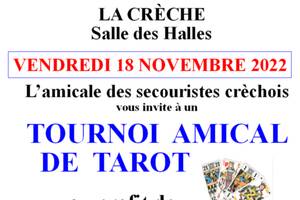 Tournoi amical de tarot au profit du Téléthon