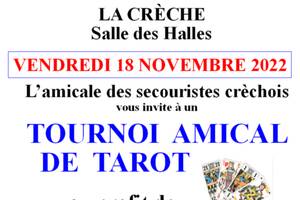 Tournoi amical de tarot au profit du Téléthon