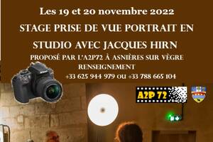 Stage photo sur la prise de vue portrait en studio