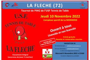 Tournoi de ping ouvert à tous