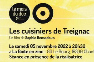 projection Film documentaire LES CUISINIERS DE TREIGNAC