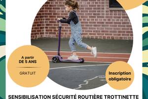 Sensibilisation sécurité routière en trottinette