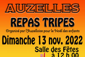 Repas tripes Auzelles