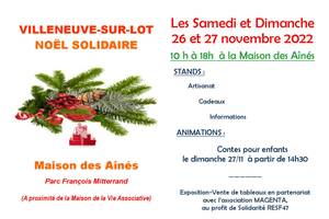Marché de Noël Solidaire