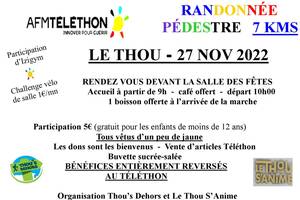 randonnée Téléthon 2022