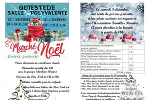 Marché de Noël de Quiestède les 3 et 4 décembre