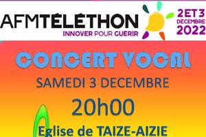 CONCERT CHORALES au profit du TELETHON