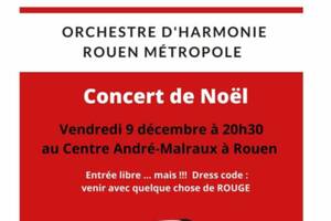 Concert de Noël de l'Orchestre d'Harmonie Rouen Métropole