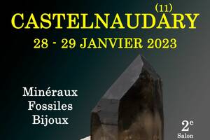 2e SALON MINERAUX FOSSILES BIJOUX de CASTELNAUDARY (Aude)