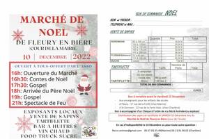 Le Marché de Noël nocturne de Fleury-en-Bière