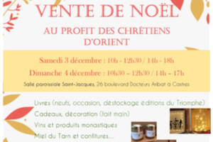 Vente de Noël pour les chrétiens d'Orient à Castres